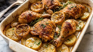 Chicken and Potato Tray Recipe
