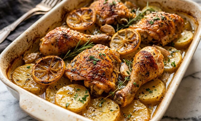 Chicken and Potato Tray Recipe