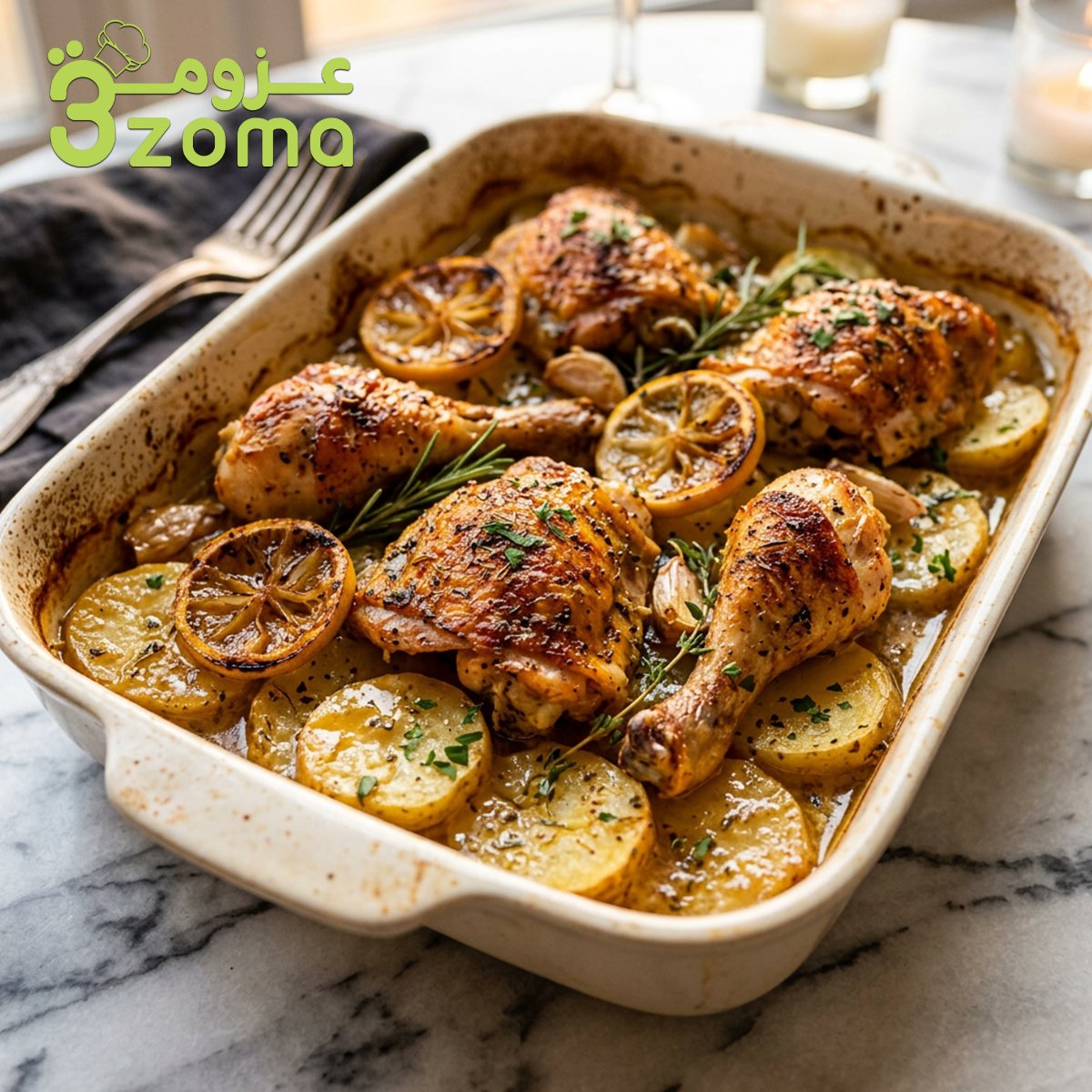 Chicken and Potato Tray Recipe