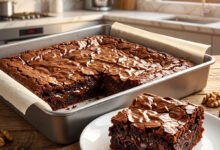 Fudgy Dark Chocolate Brownies Recipe